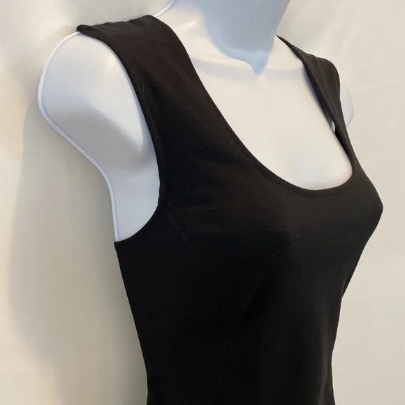 Banana Republic Bodycon sleeveless Little Black Dress in size SP PS Petite Small - Picture 5 of 11